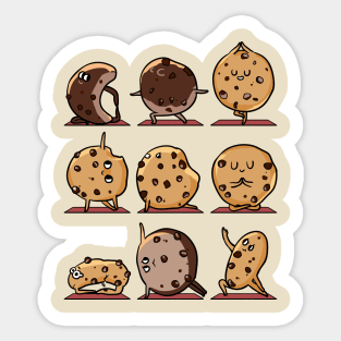 Cookies Yoga Sticker